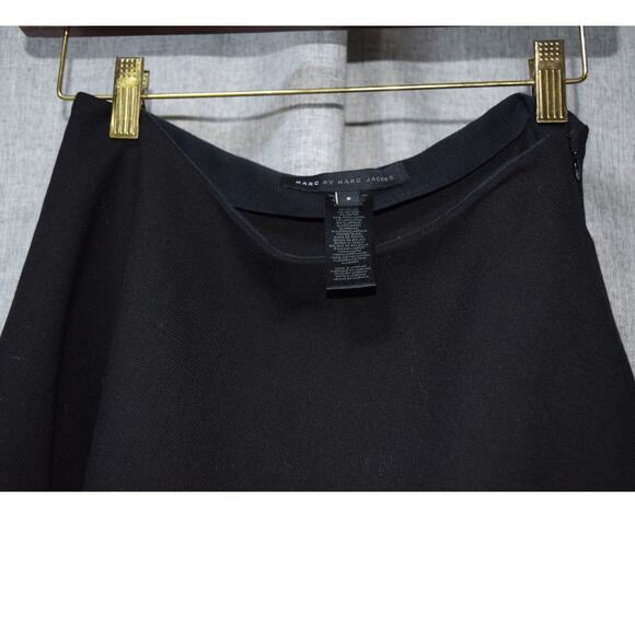 Marc by Marc Jacobs Black A-Line Skirt Size 4 - Picture 2 of 2